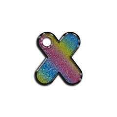 X Harfi Rounded Rainbow | ID Tag