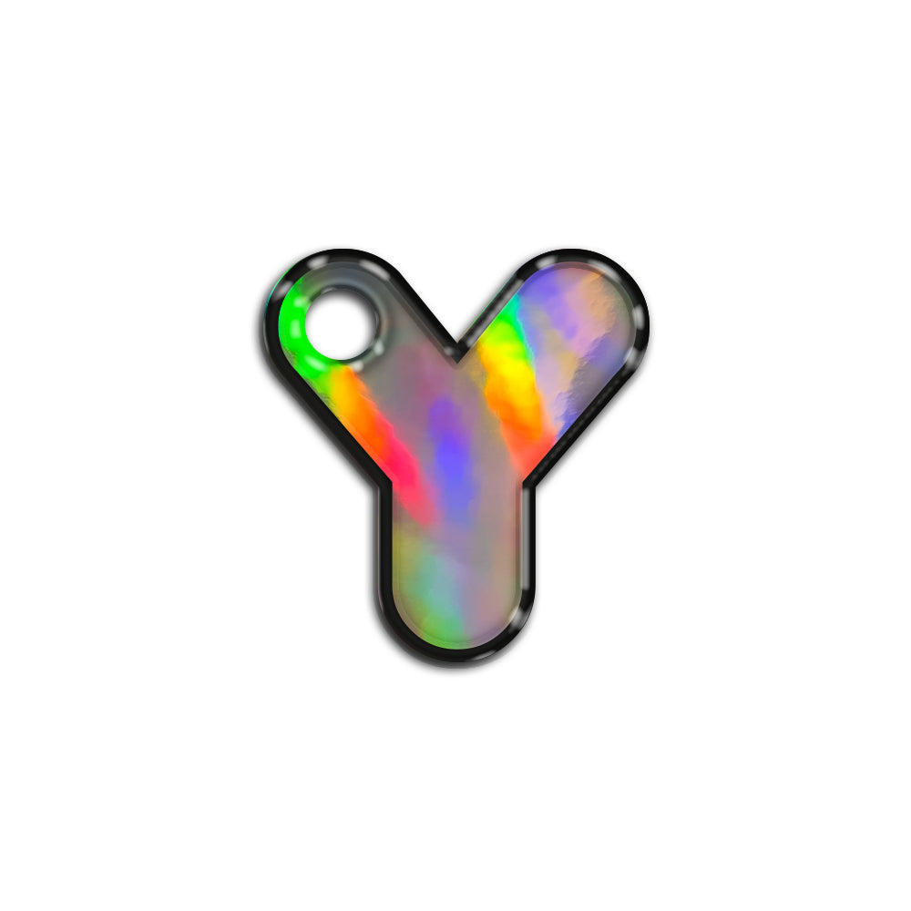Y Harfi Rounded Holographic | ID Tag