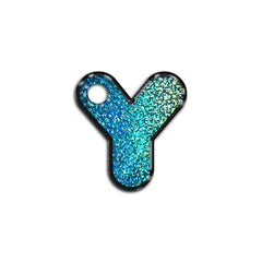 Y Harfi Rounded Blue Holo | ID Tag
