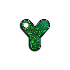 Y Harfi Rounded Green Holo | ID Tag