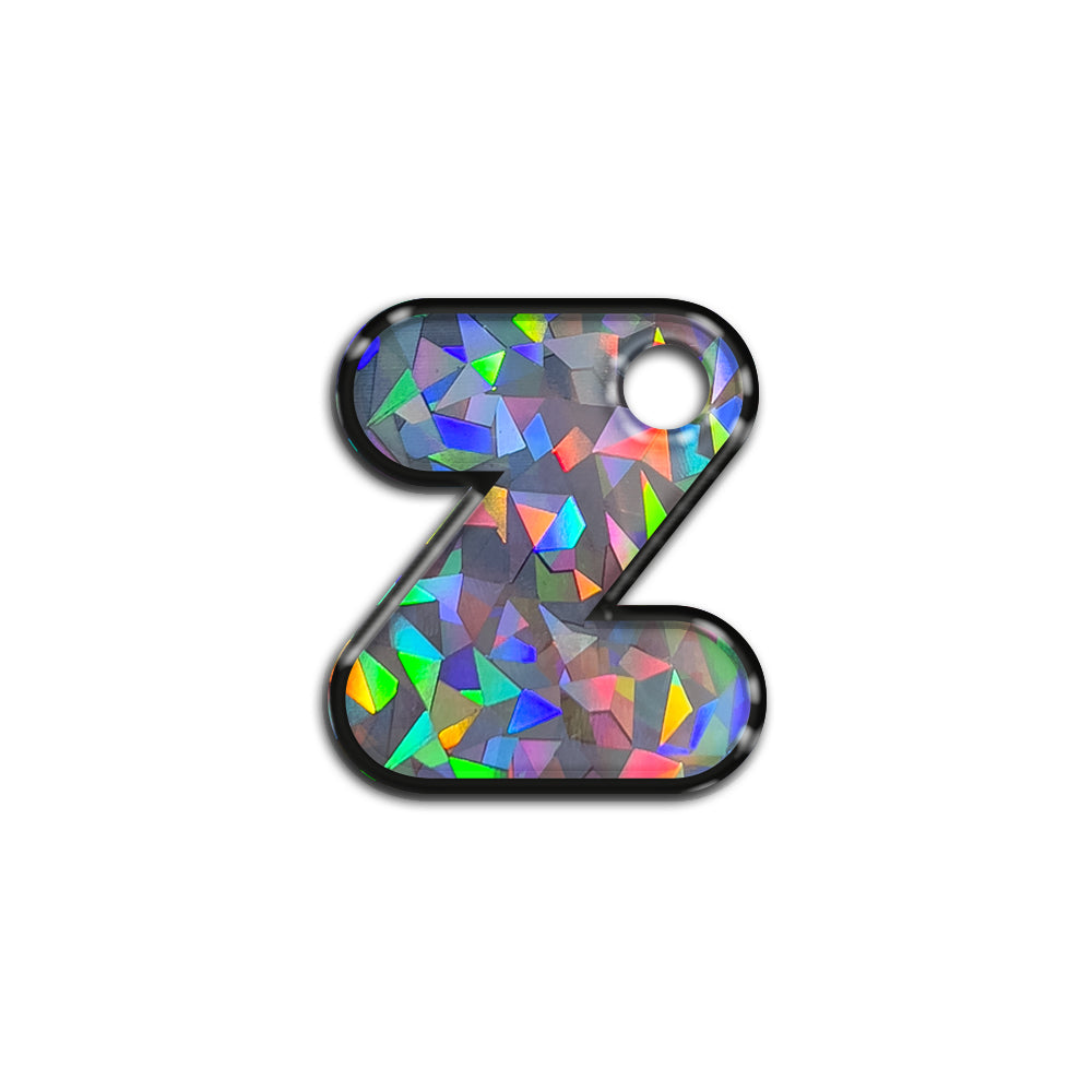 Z Harfi Rounded Gray Holo | ID Tag