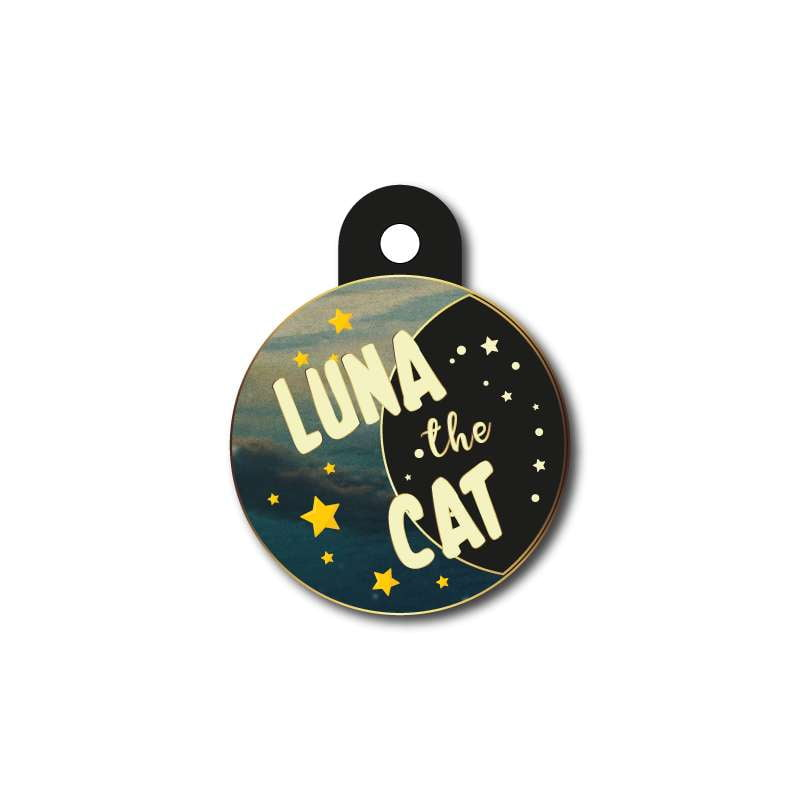 Luna The Cat | Kedi İsimlik - Evcil hayvanlar için mükemmel bir ürün.