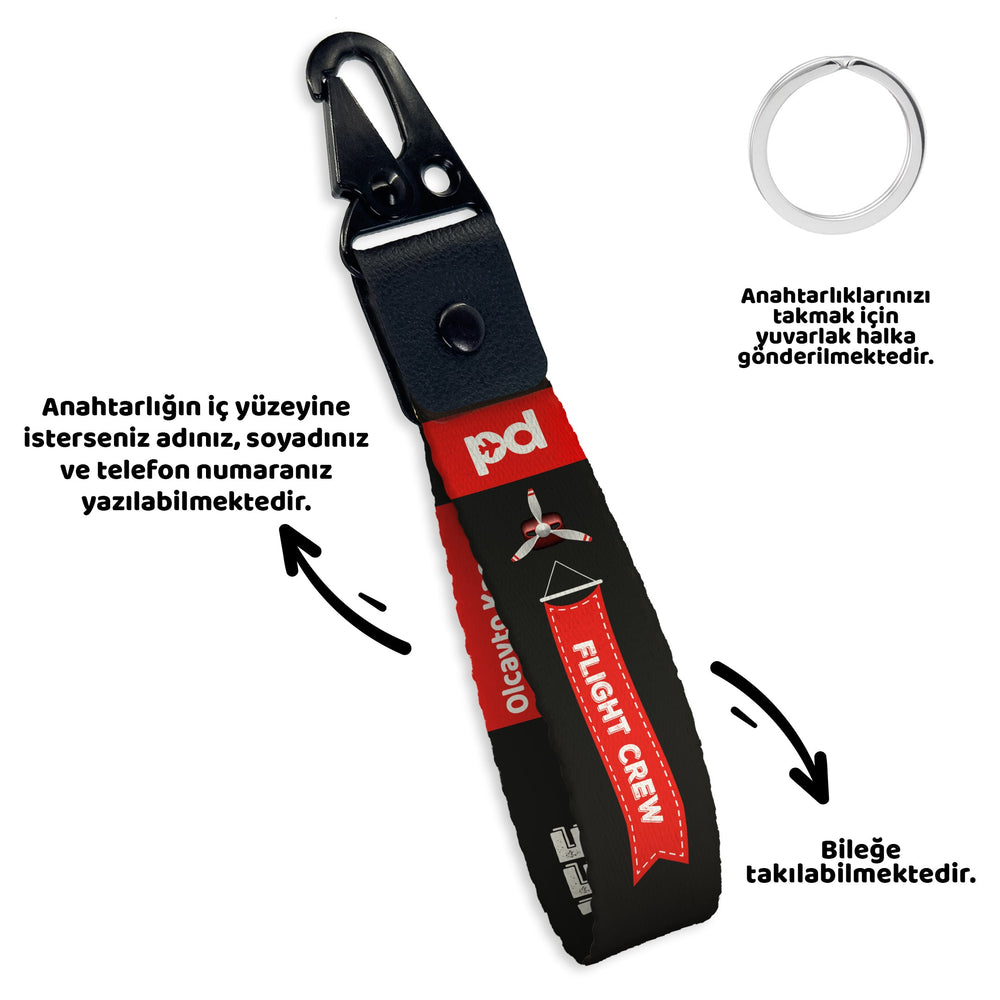 Flight Crew | PD Fly Anahtarlık - Evcil hayvanlar için mükemmel bir ürün.