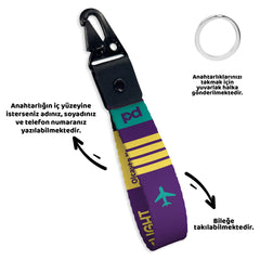 Old Pilot | PD Fly Anahtarlık - Evcil hayvanlar için mükemmel bir ürün.