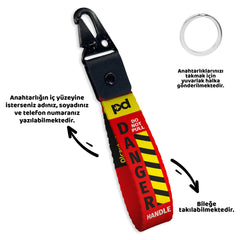 Danger | PD Fly Anahtarlık - Evcil hayvanlar için mükemmel bir ürün.