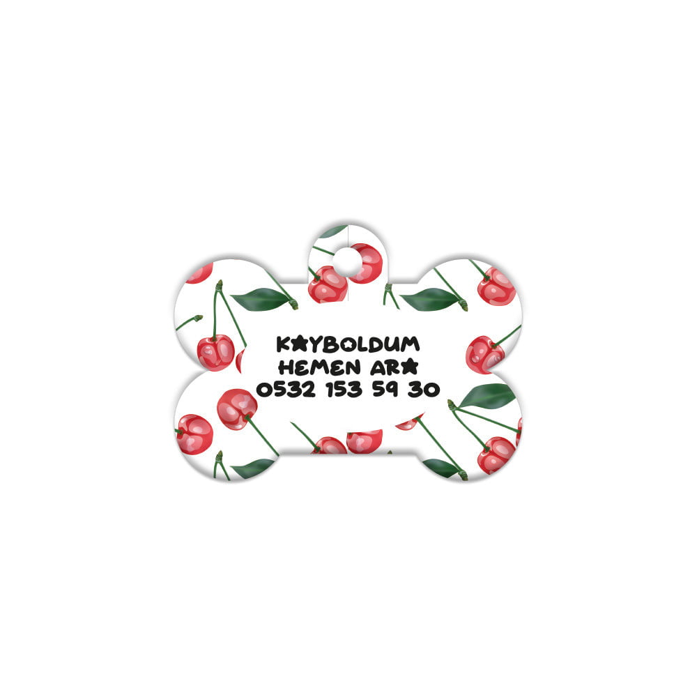 Kiraz Desenli Kemik | Kedi Köpek İsimlik