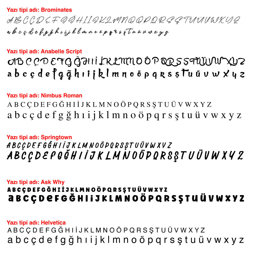 Kolye | Yazı + Yazı